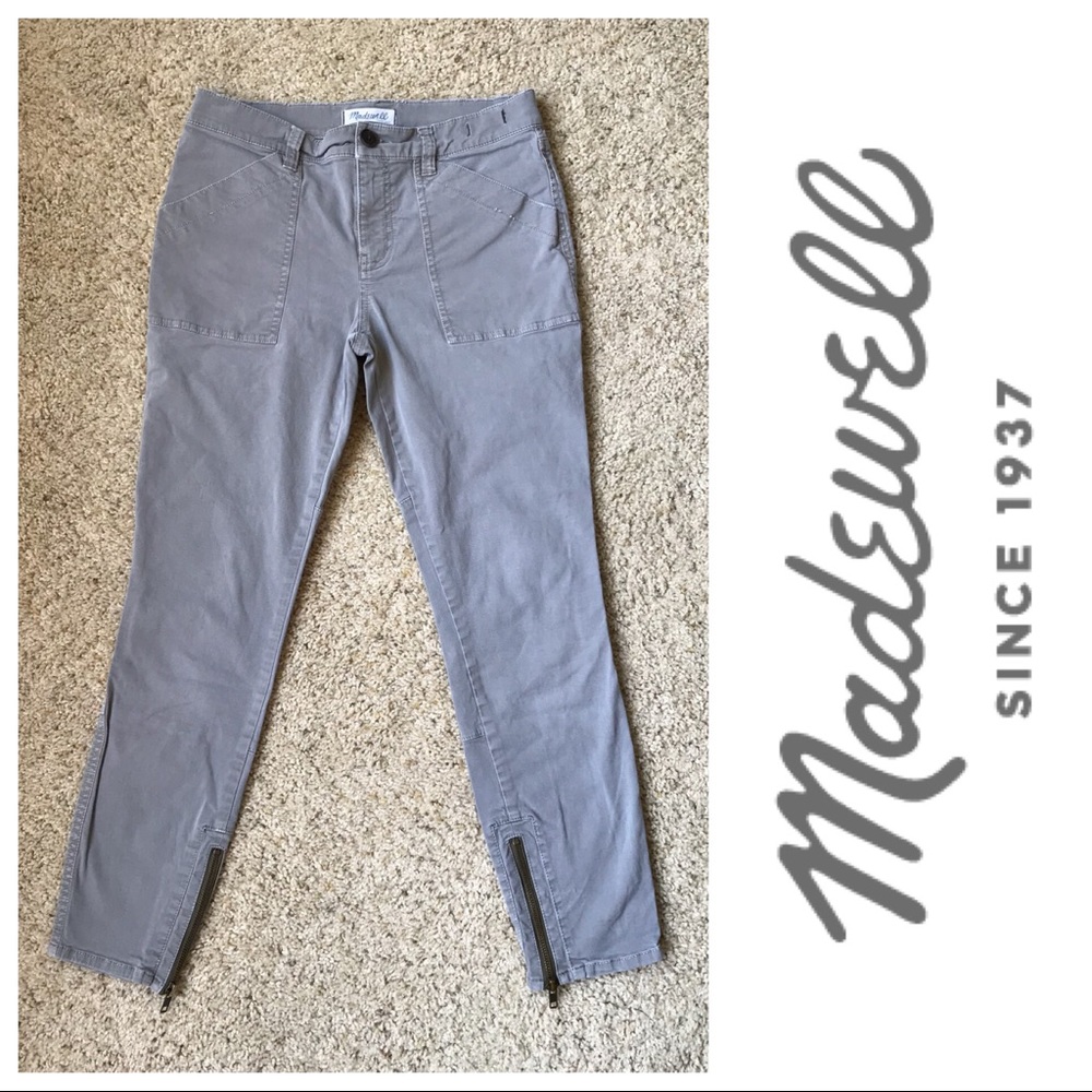 Madewell Skinny Fatigues in Gray
